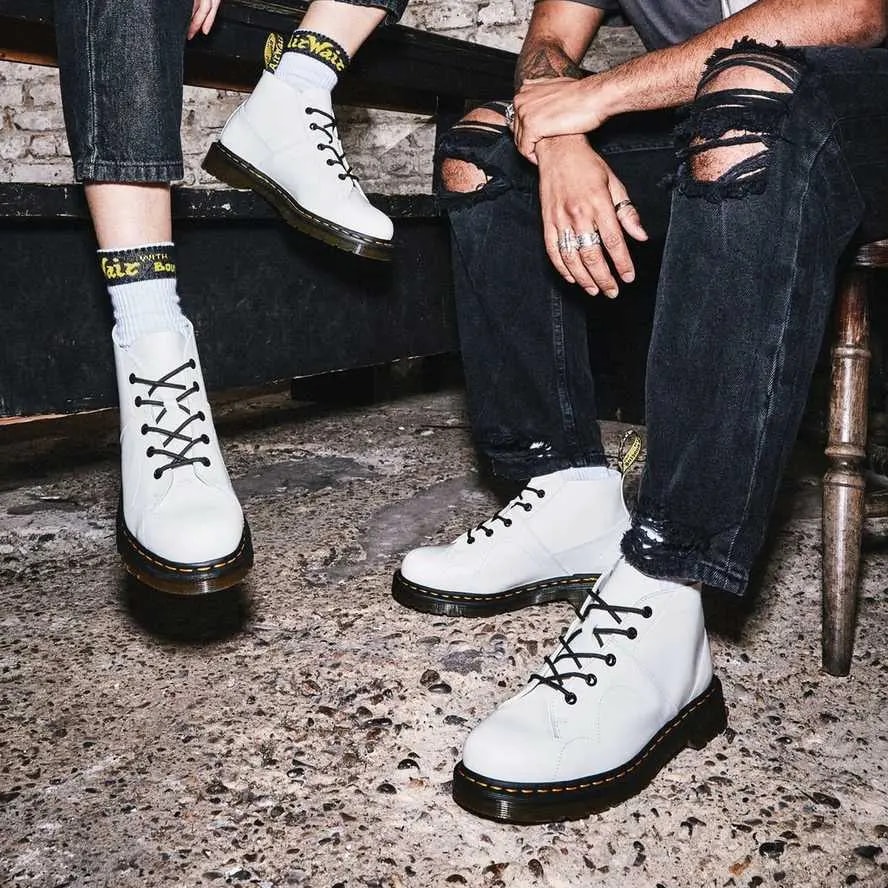 Giày Dr.Martens Church Smooth Leather Monkey 'White' 26741100 — ảnh 5