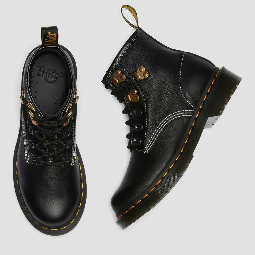 Giày Dr.Martens 101 Hardware Virginia Leather 'Black' 26862001 — ảnh 4