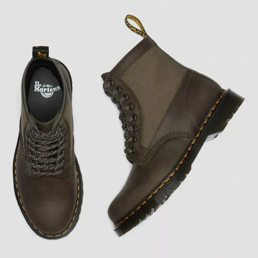 Giày Dr.Martens 1460 Panel Leather Lace Up Boots 'Grey' 26912481 — ảnh 4