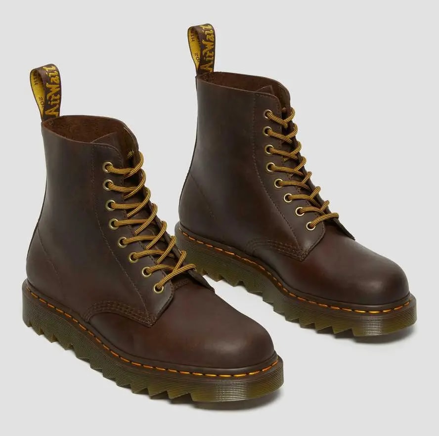 Giày Dr.Martens 1460 Pascal Ziggy Leather 'Dark Brown' 26924207 — ảnh 3