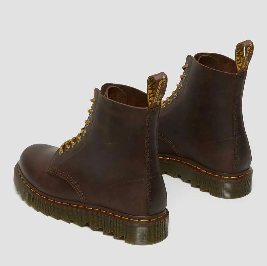 Giày Dr.Martens 1460 Pascal Ziggy Leather 'Dark Brown' 26924207 — ảnh 4
