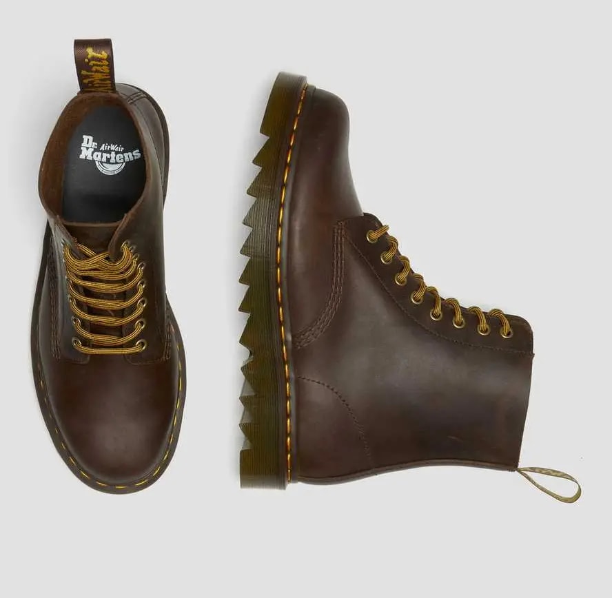 Giày Dr.Martens 1460 Pascal Ziggy Leather 'Dark Brown' 26924207 — ảnh 5