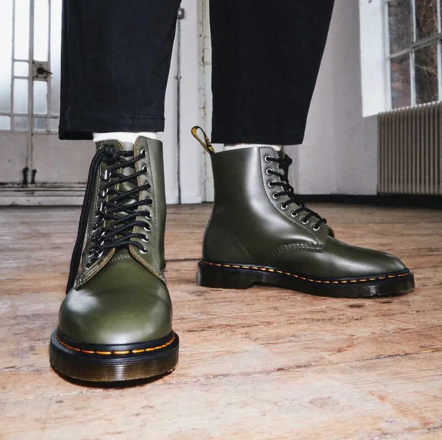 Giày Dr.Martens 1460 Pascal Verso Smooth Leather 'Green' 26966272 — — ảnh 2