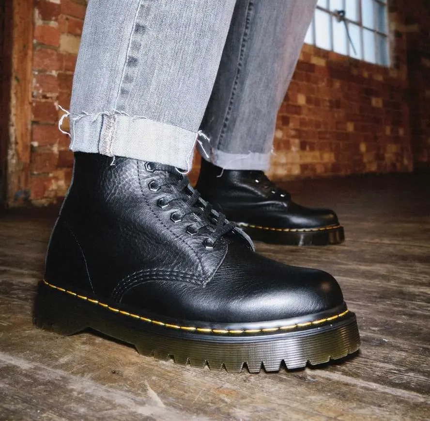 Giày Dr.Martens  1460 Pascal Bex Leather Lace Up 'Black' 26981001 — ảnh 2