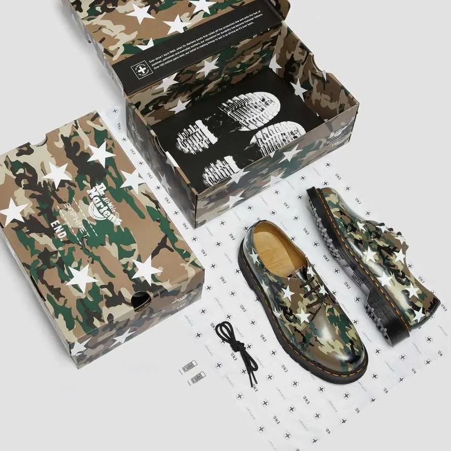 Giày Dr.Martens  1461 Camo Sophnet. X End. Leather 'Muti Color' 27010102 — ảnh 2
