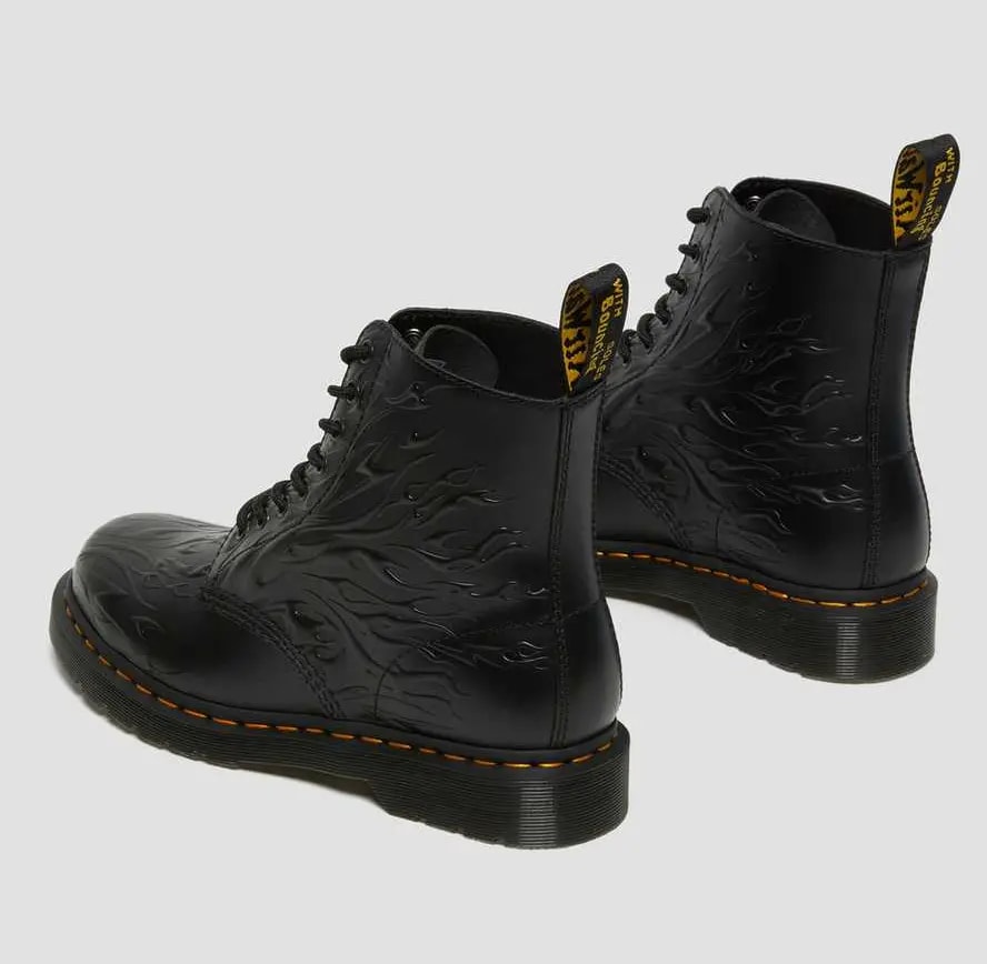 Giày Dr.Martens 1460 FLAMES EMBOSS LEATHER LACE UP 'Black' 27028001 — ảnh 3