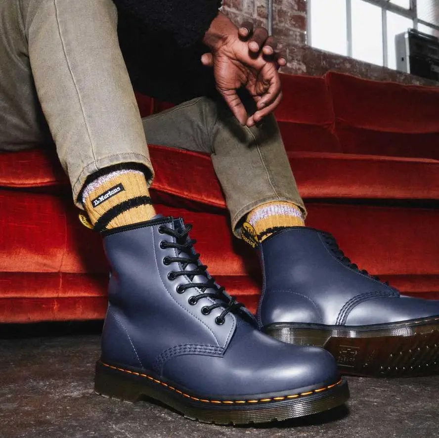 Giày Dr.Martens 1460 Smooth Leather Lace Up 'Blue' 27139403 — ảnh 2