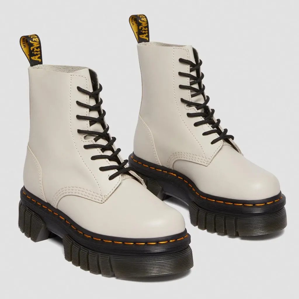 Giày Dr.Martens Audrick Nappa Lux Leather Platform 'White' 27149055 — ảnh 5