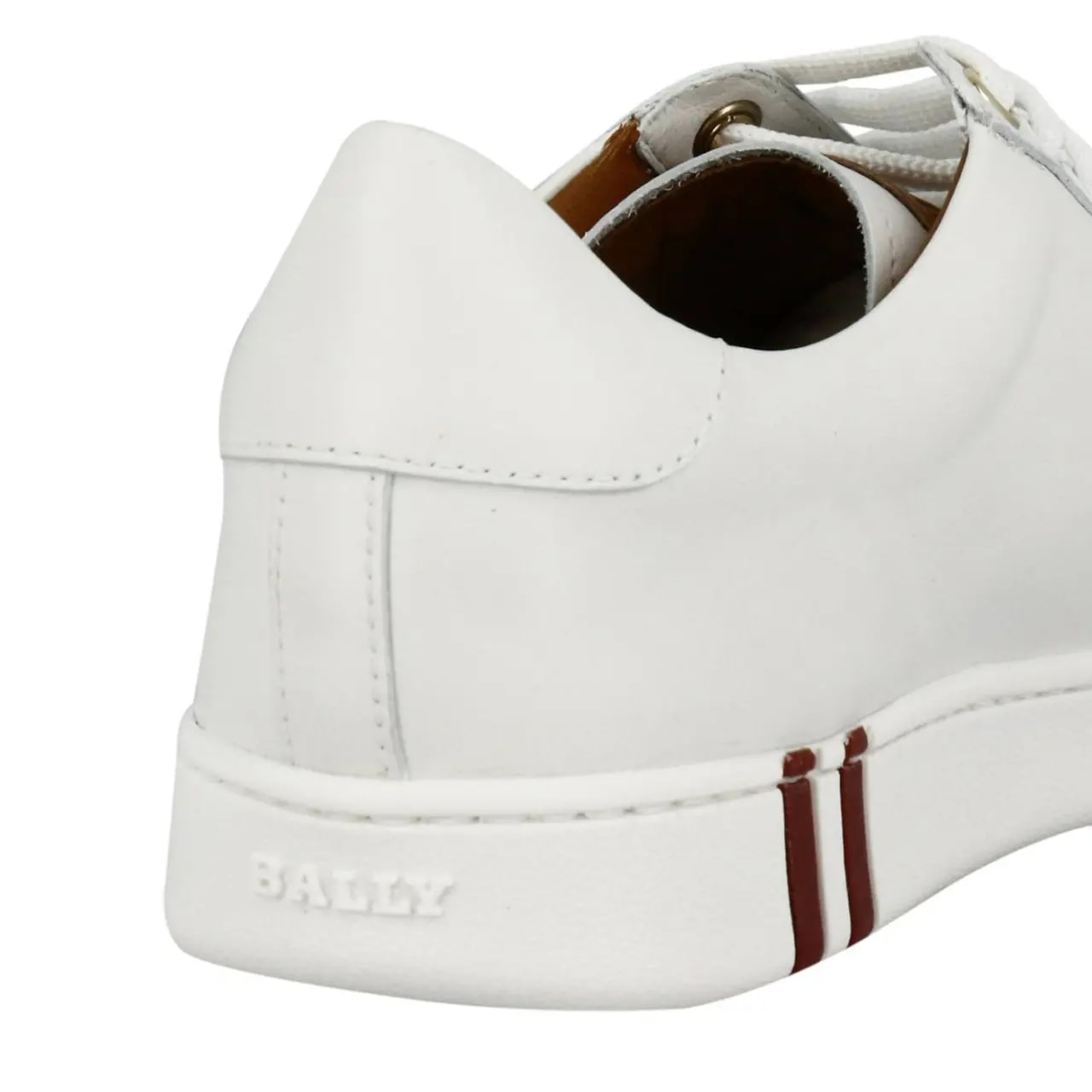 Giày Bally Men's White Winston Leather Sneakers 'White' 6221328 — ảnh 3