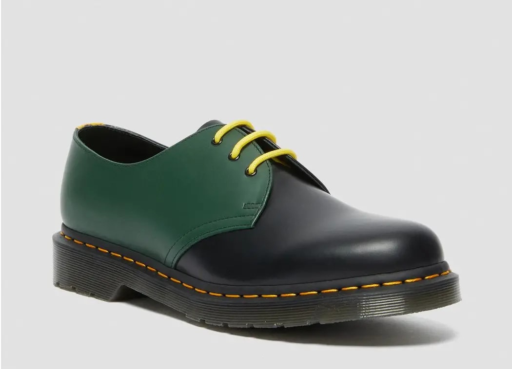 Giày Dr Martens 1461 Contrast 'Black Green' 27289001 — ảnh 3