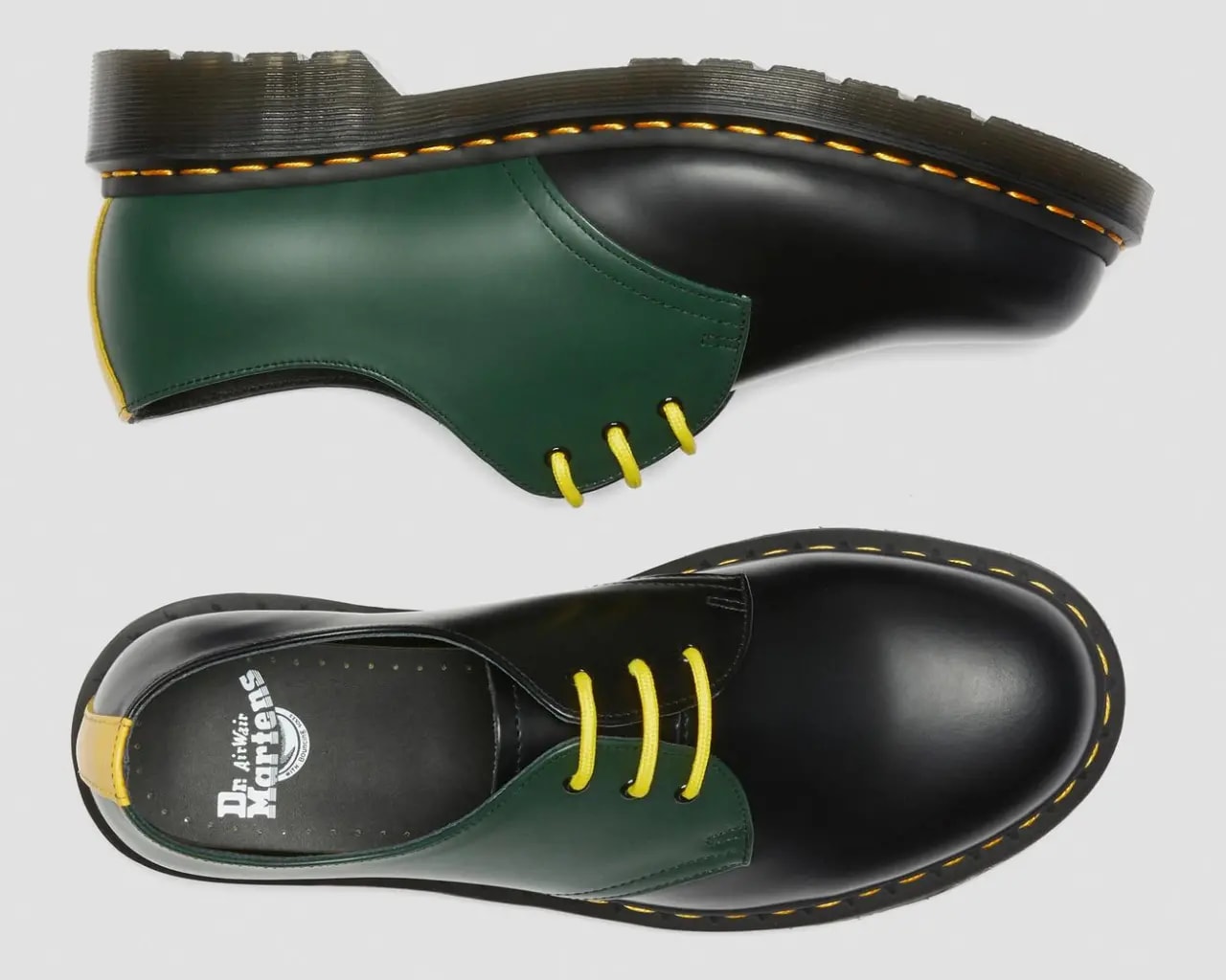 Giày Dr Martens 1461 Contrast 'Black Green' 27289001 — ảnh 4