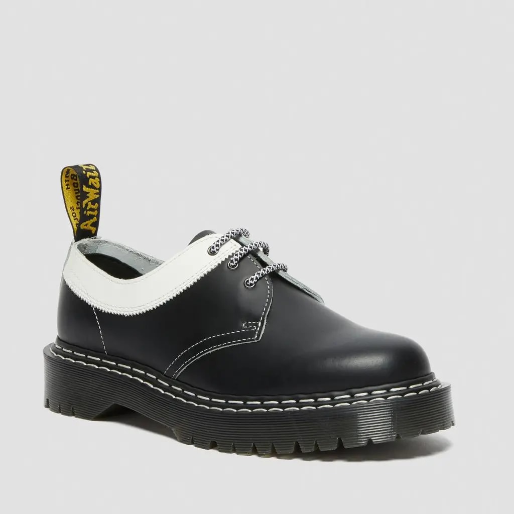 Giày Dr.Martens Bex Smooth Contrast Oxford 'Black White' 27329009 — ảnh 3