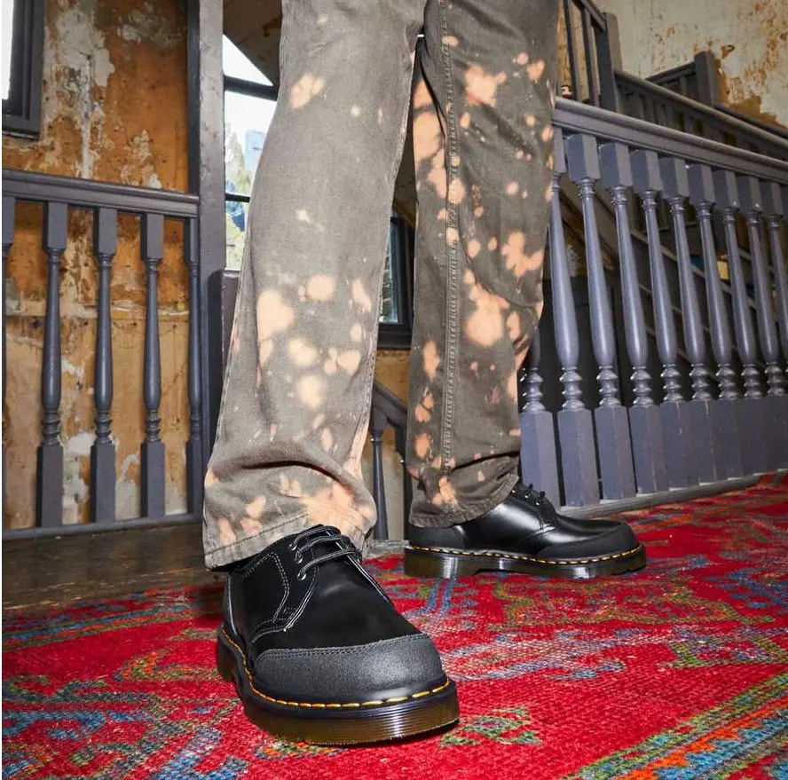 Giày Dr Martens 1461 Guard Panel 'Black' 27465001 — ảnh 2