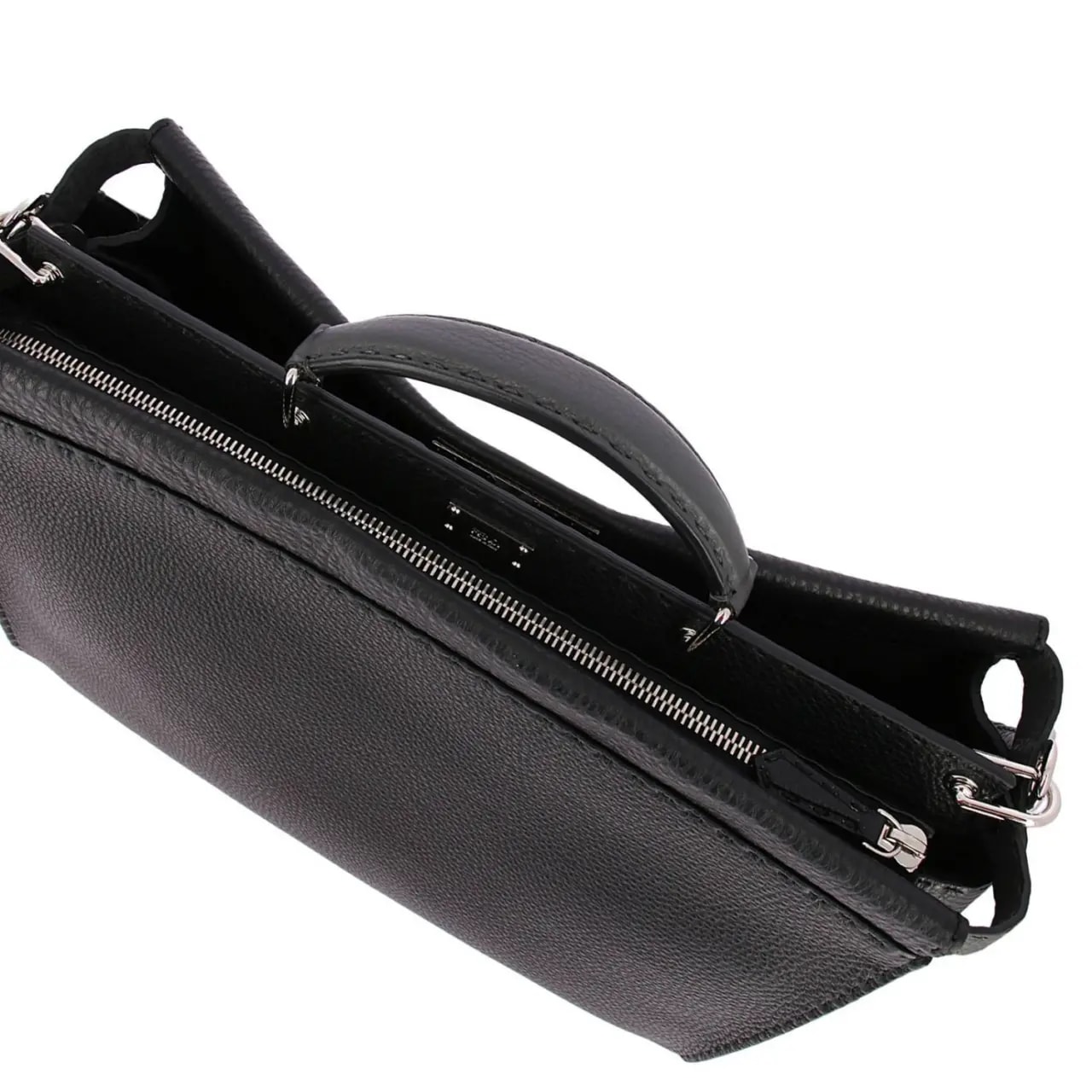 Túi Fendi Handbags Peekaboo Selleria Men Leather Black 7VA388-A4BH-F0B1J — ảnh 5
