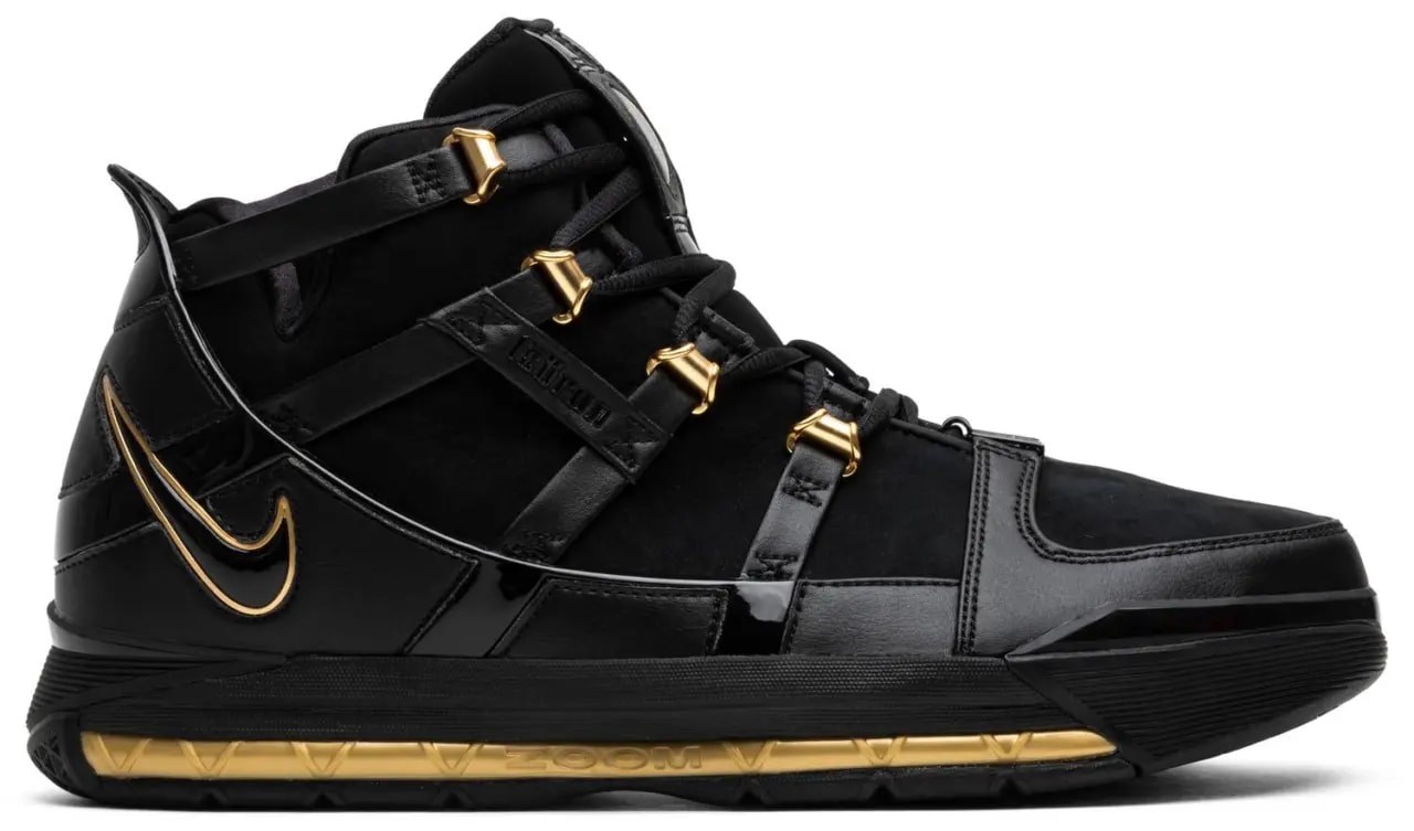 Giày Nike Zoom LeBron 3 Retro 'Metallic Gold' 2018 AO2434-001 — kich-thuoc: 40.5