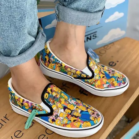 Giày Vans The Simpsons x ComfyCush Slip-On 'Springfield' VN0A3WMD1TJ — ảnh 4
