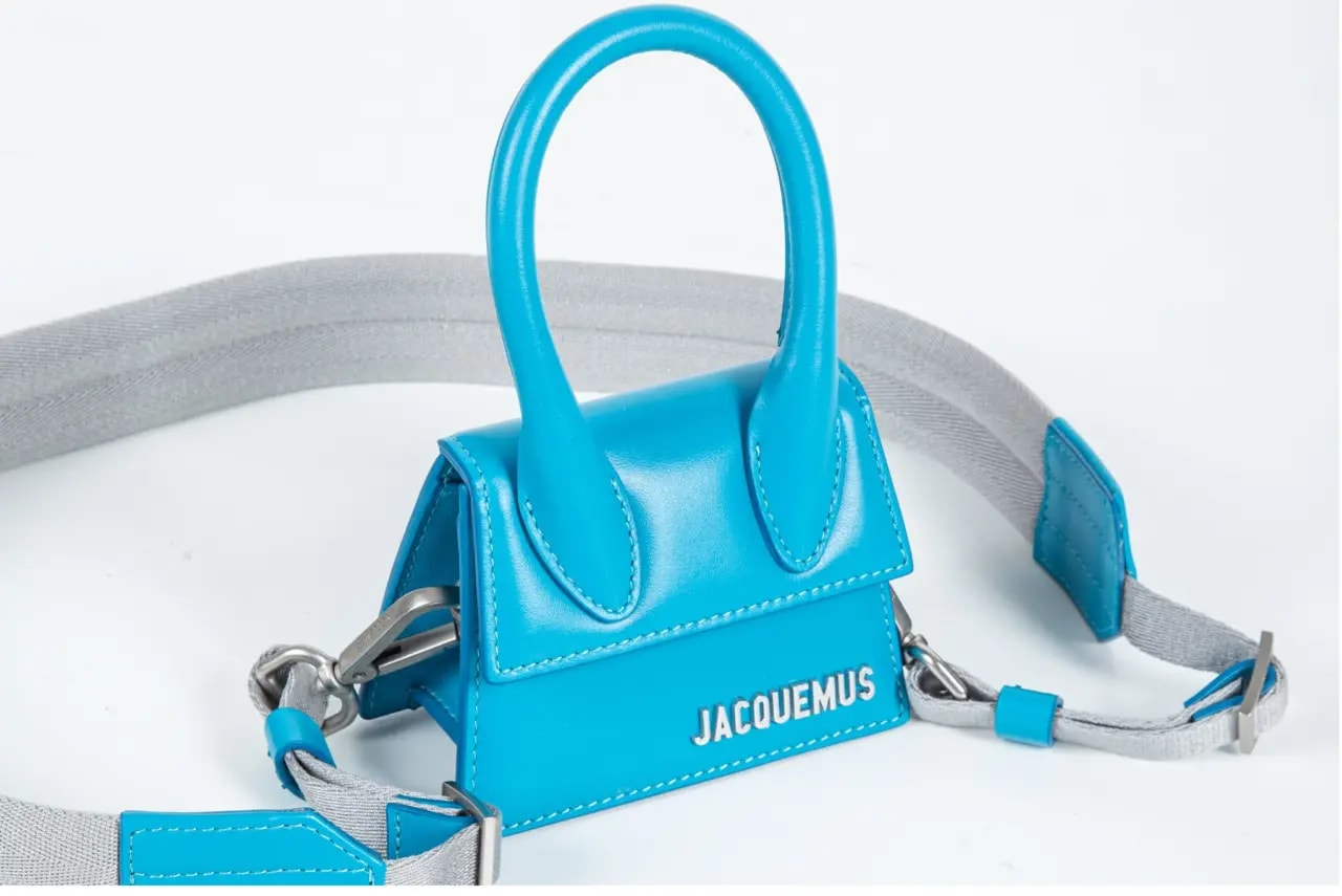 Túi Jacquemus Le Chiquito Homme Turquoise 'Blue' 216BA001-3000-340 — ảnh 4