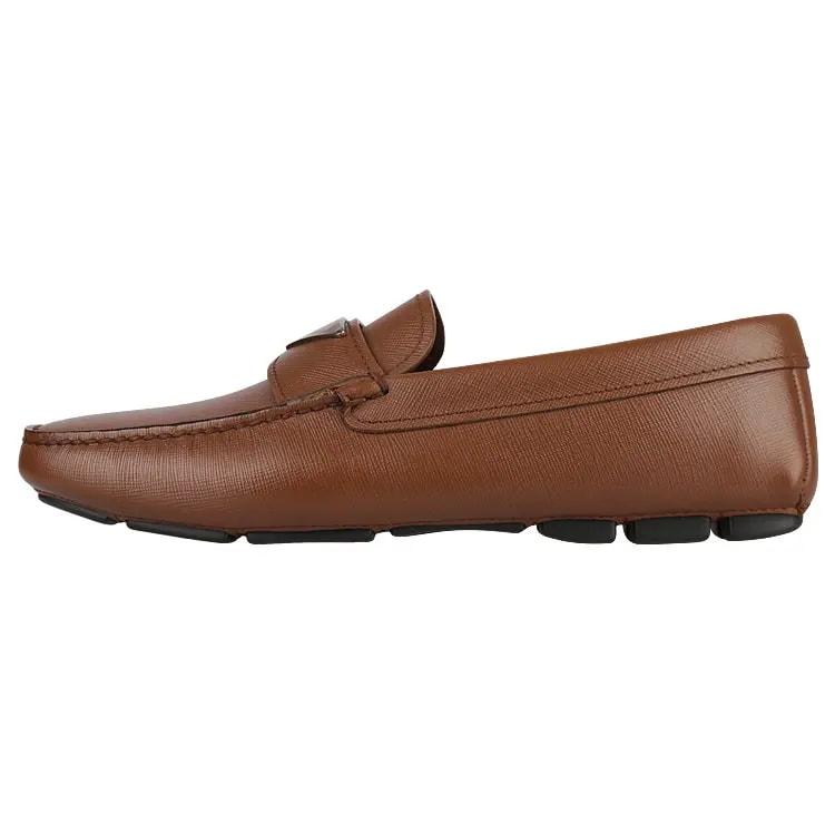 Giày Prada 21FW Saffiano Driving Loafers Brown 2DD164-053-F0BW5 — ảnh 2