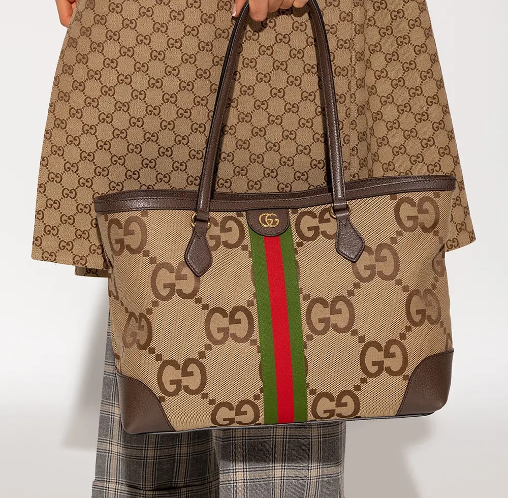 Túi Gucci Ophidia Jumbo GG Medium Tote 'Beige' 631685-UKMDG-2570 — ảnh 4