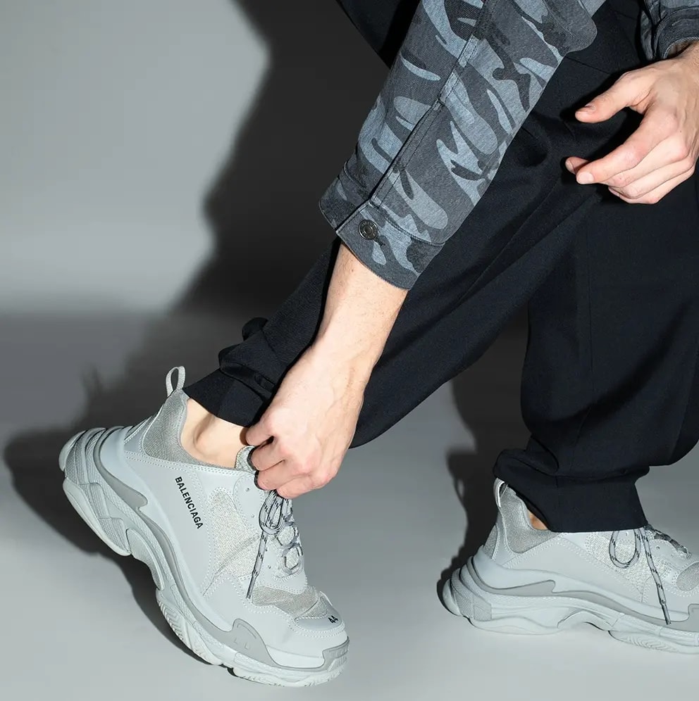 Giày Balenciaga Triple S Sneaker 'Grey' 536737-W2FW1-1203 — ảnh 3