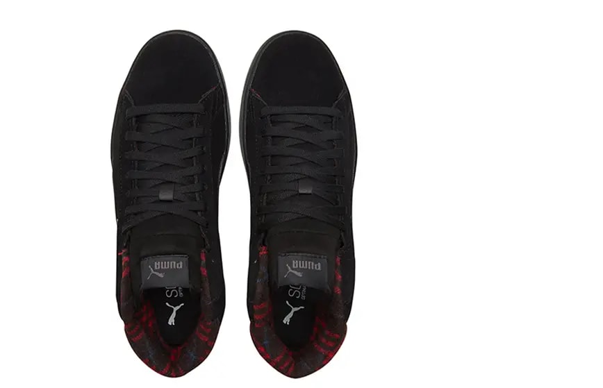 Giày Puma Smash V2 Black 385174-01 — ảnh 5