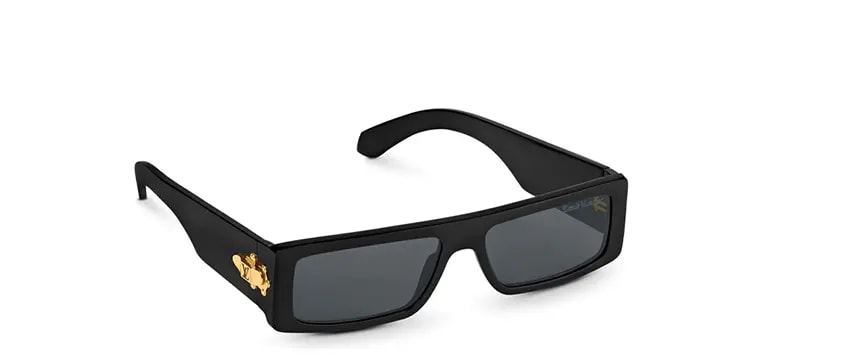 Kính Louis Vuiiton Lv x Nigo Lock Black Z1361E — ảnh 3