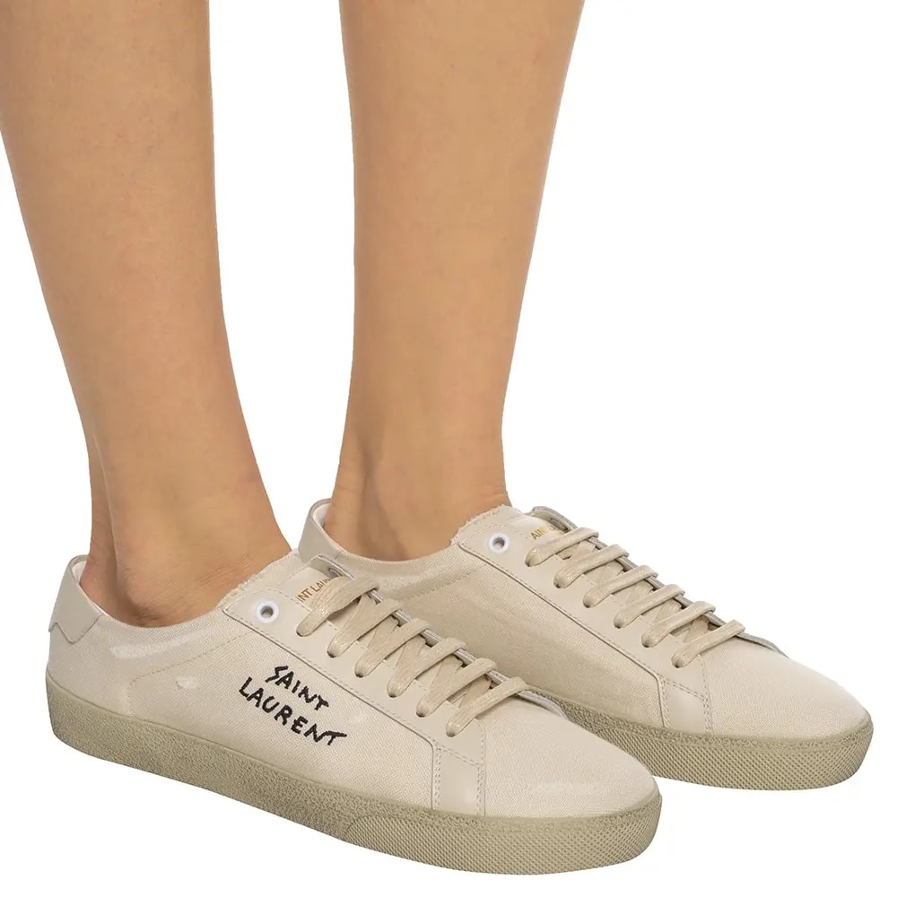 Giày Saint Laurent Court Classic SL-06 'Cream' 610648-GUP10-9113 — ảnh 3