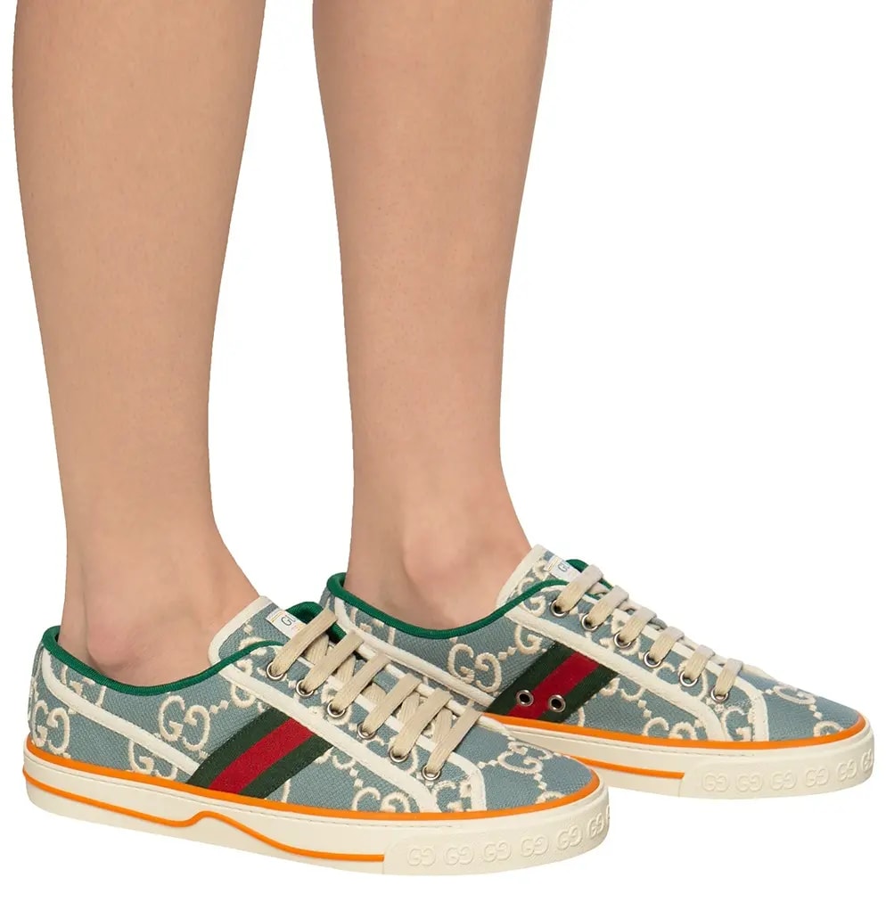Giày Gucci Wmns Tennis 1977 'Light Blue' 606110-H0G10-3460 — ảnh 2