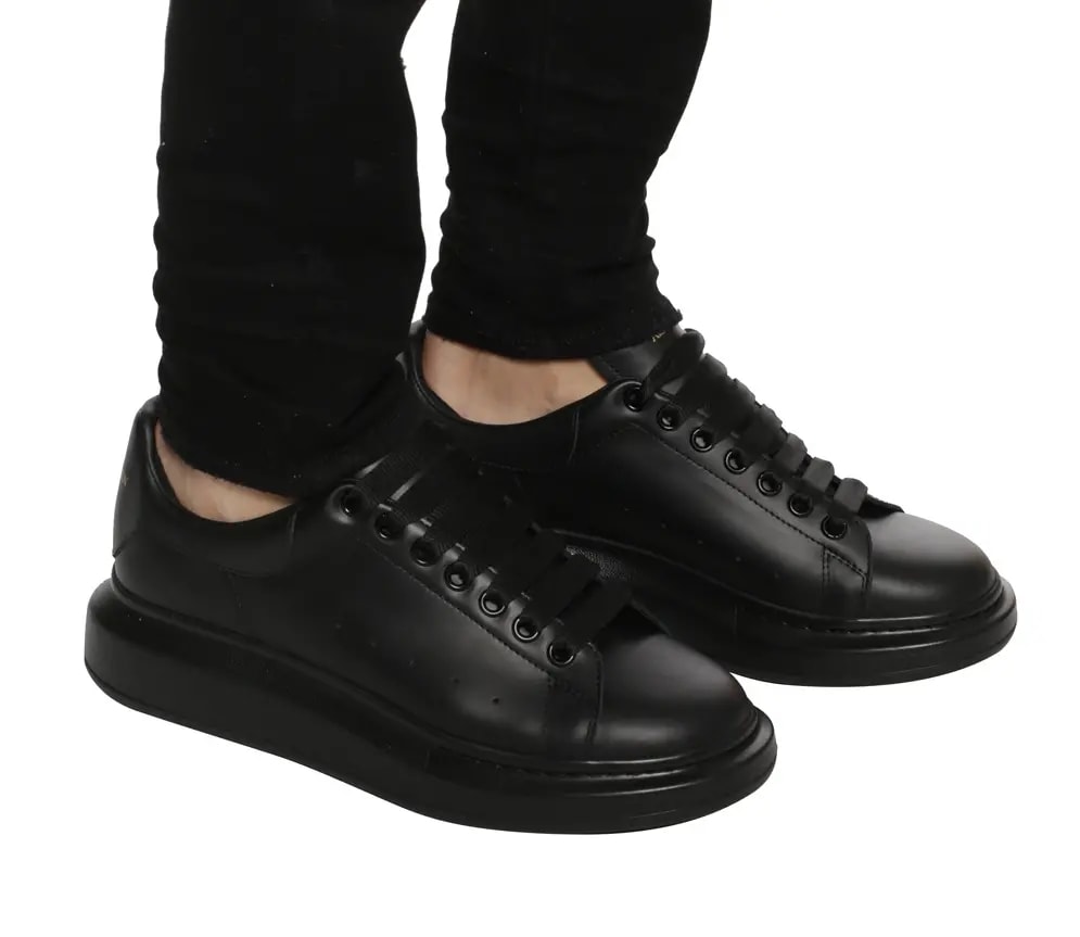Giày Alexander McQueen Oversized Sneaker 'All Black' 553761-WHGP0-1000 — ảnh 2
