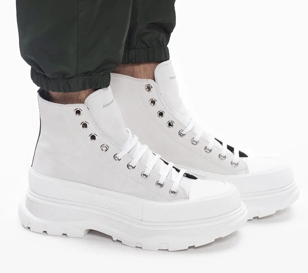 Giày Alexander McQueen Branded High-Top Sneakers 627206-WHBGU-9089 — ảnh 2