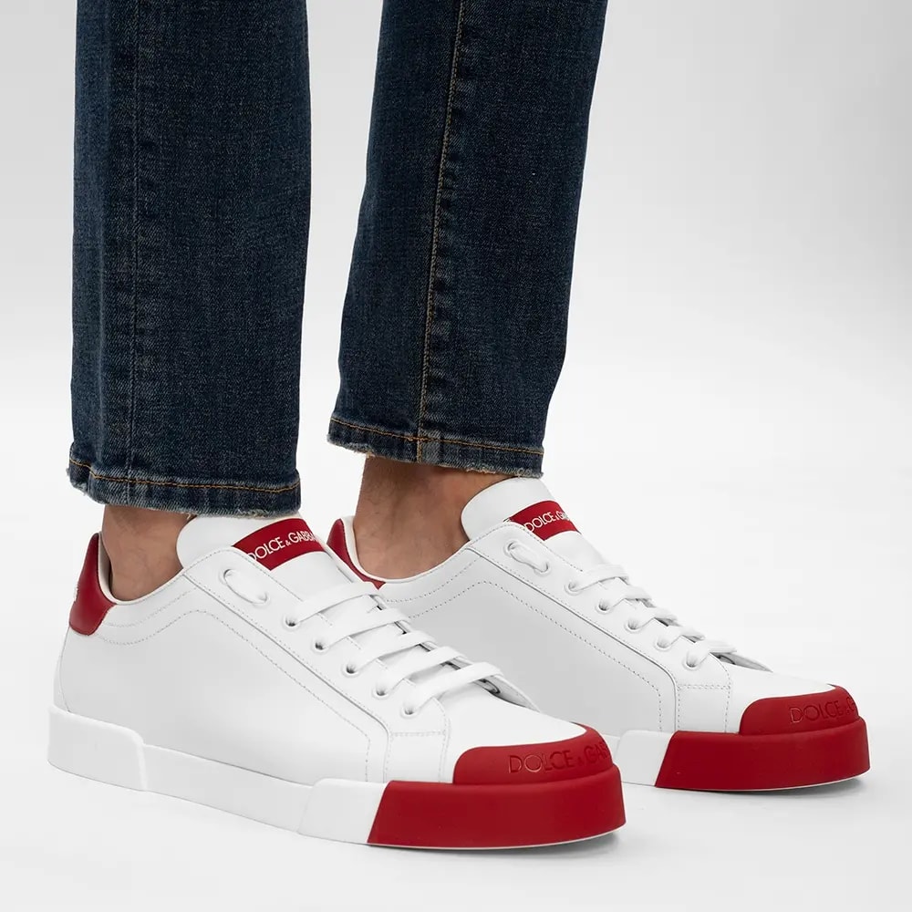 Giày Dolce &amp; Gabbana Nappa Portolino 'White' — ảnh 2