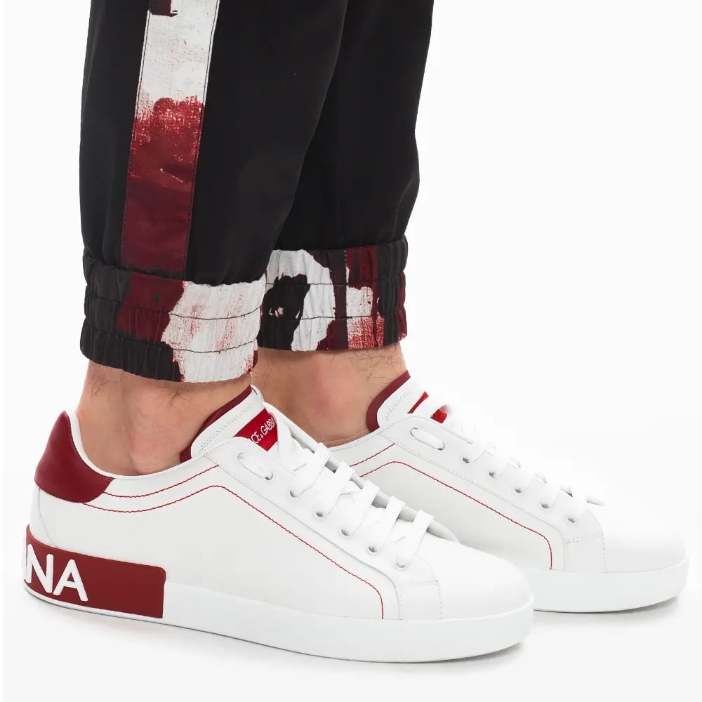 Giày Dolce &amp; Gabbana Calfskin Nappa Portofino White CS1760-AH526-89926 — ảnh 3