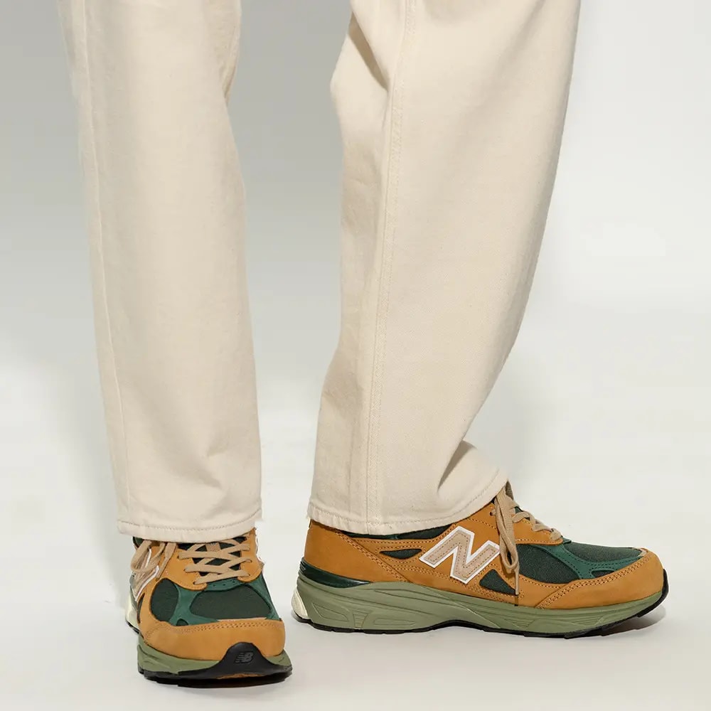 Giày New Balance 990v3 Made in USA x Teddy Santis 'Tan Green' M990WG3 — ảnh 2
