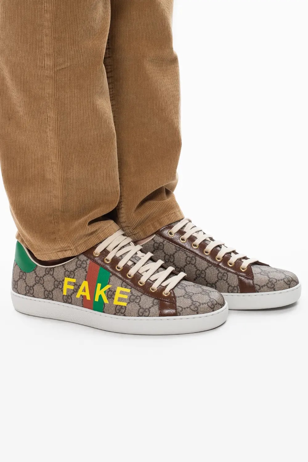 Giày Gucci Ace 'Fake Not Print' 636358 2GC10 8260 — ảnh 3