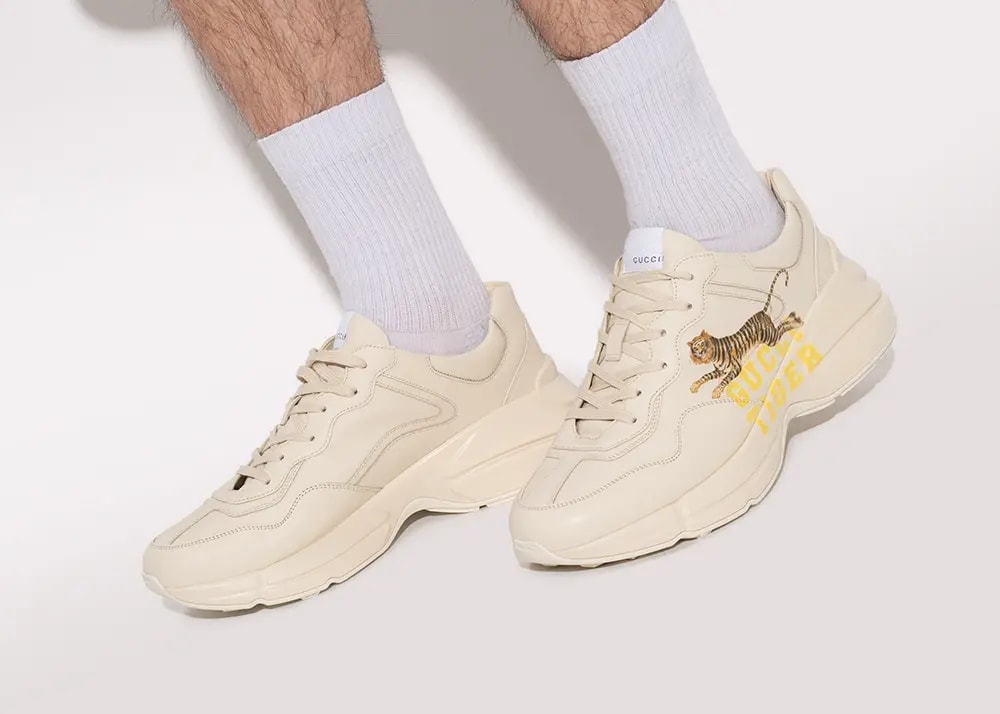 Giày Gucci Tiger Men's Rhyton sneaker ‎687611-DRW00-9522 — ảnh 2