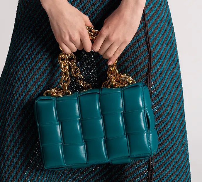 Túi Bottega Veneta The Chain Cassette 'Intrecciato' 631421-VBWZ0-3118 — ảnh 5