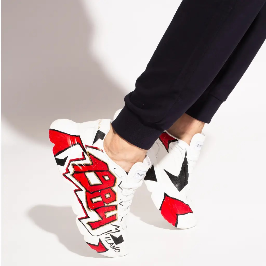Giày Dolce &amp; Gabbana Hand Painted 1984 'Multicolor' — ảnh 2