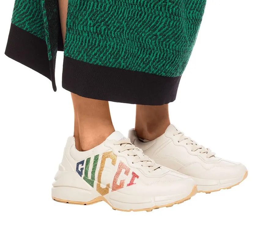 Giày Gucci Wmns Rhyton 'Glitter' 524990-DRW00-9022 — ảnh 3