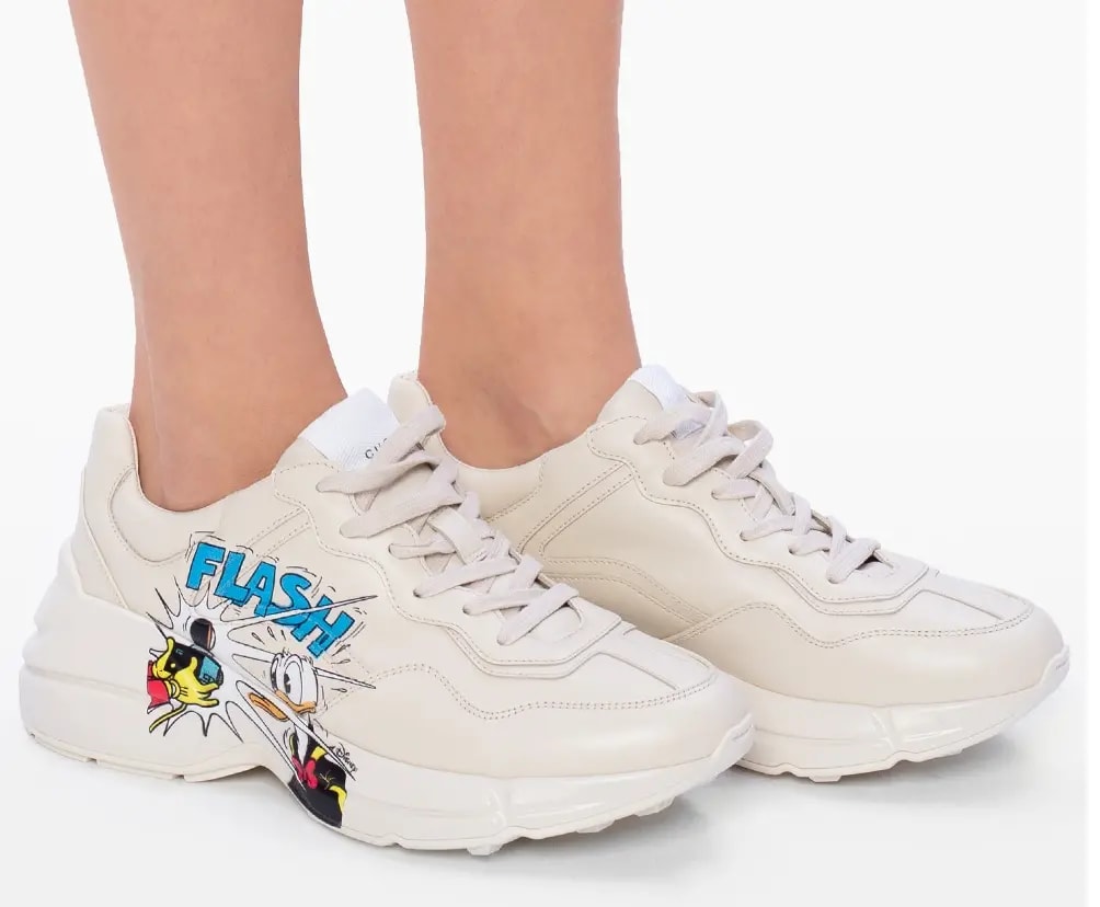 Giày Gucci Wmns Rhyton x Disney 'Donald Duck' 646506-DRW00-9522 — ảnh 3