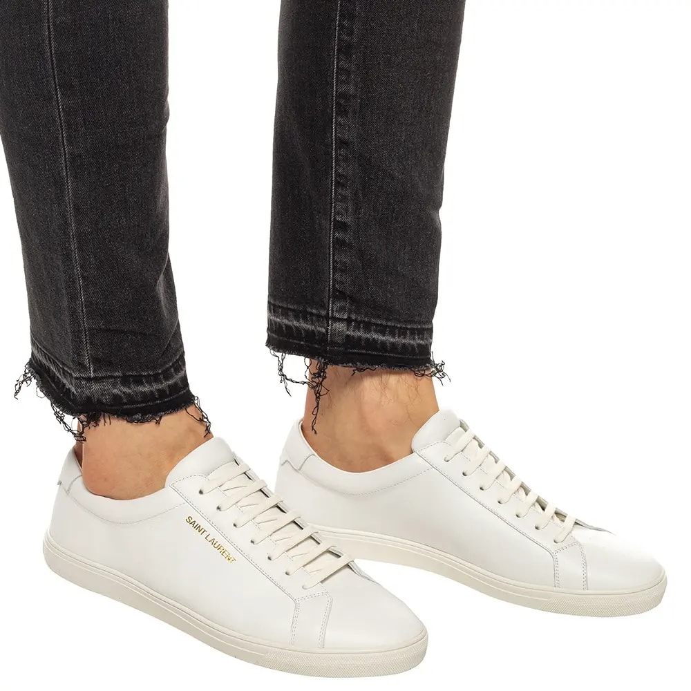 Giày Saint Laurent Andy 'Optic White' 606833-0M500-9030 — ảnh 2