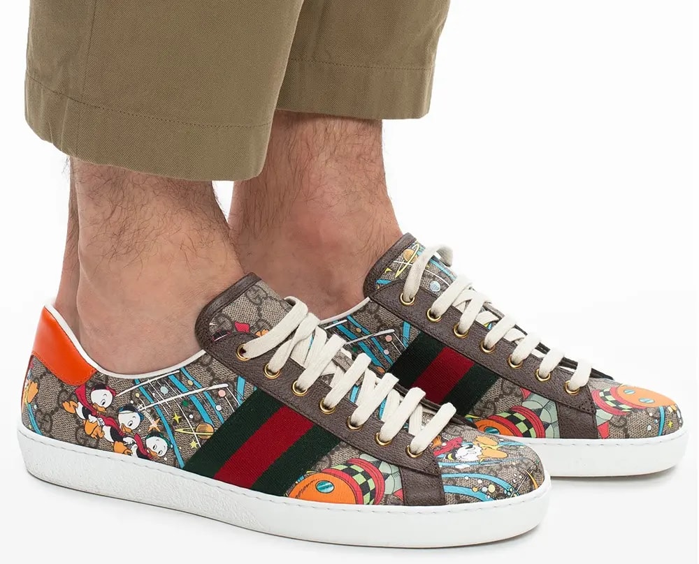 Giày Disney x Gucci Ace 'Huey, Dewey and Louie'  647950 2M110 8960 — ảnh 3