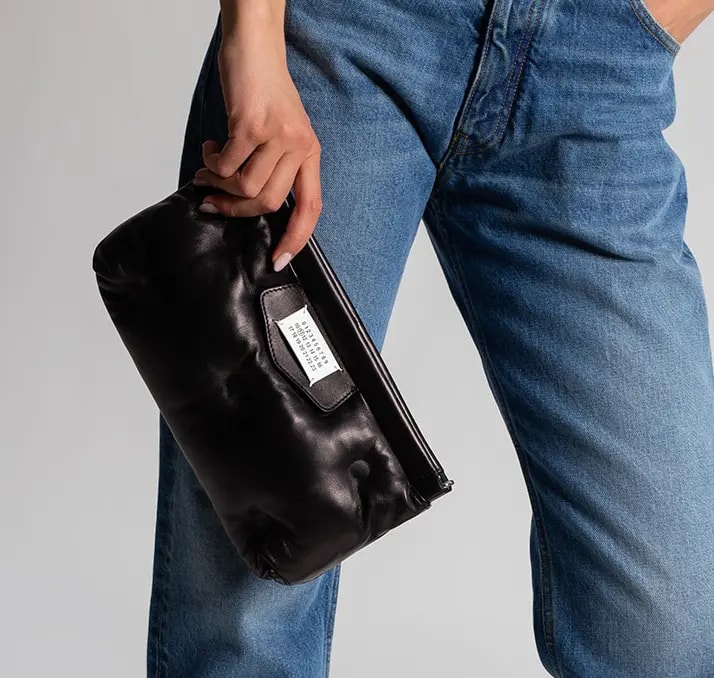 Túi Maison Margiela Black Leather Pouch S56WF0160-P4300-T8013 — ảnh 5