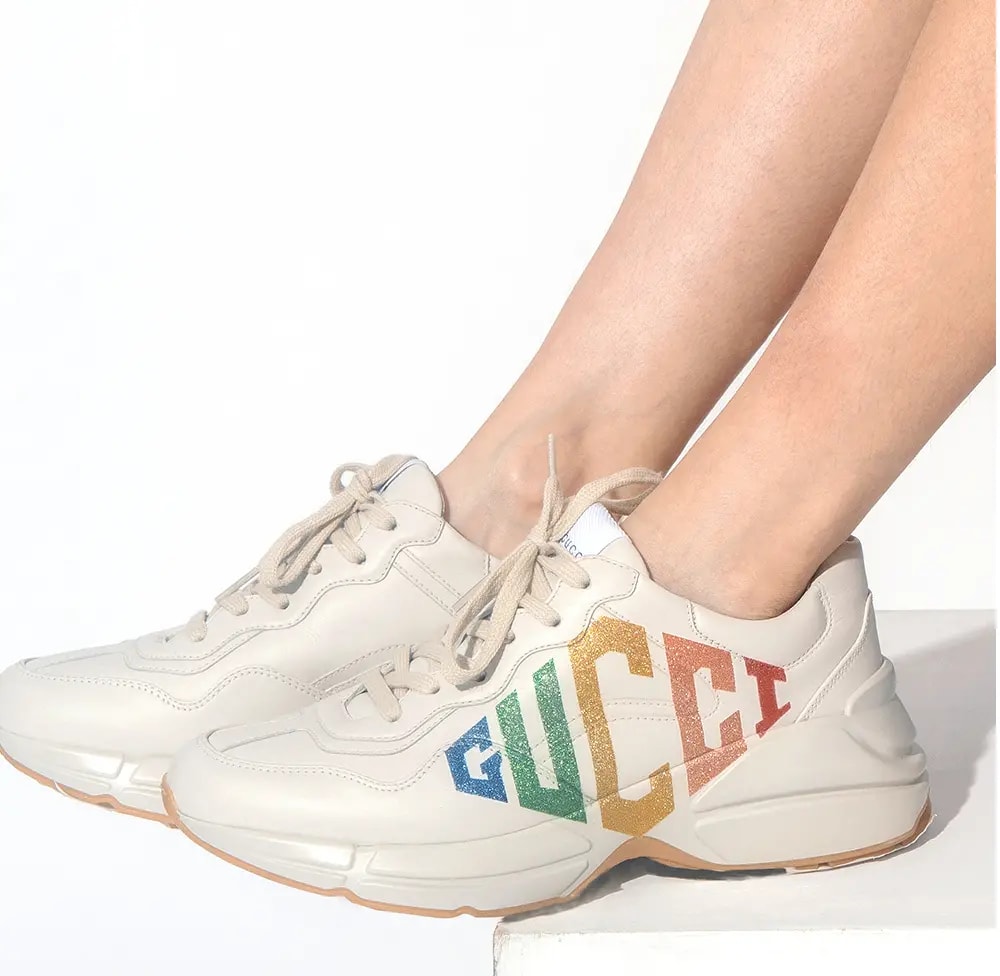 Giày Gucci Wmns Rhyton 'Glitter' 524990-DRW00-9022 — ảnh 2