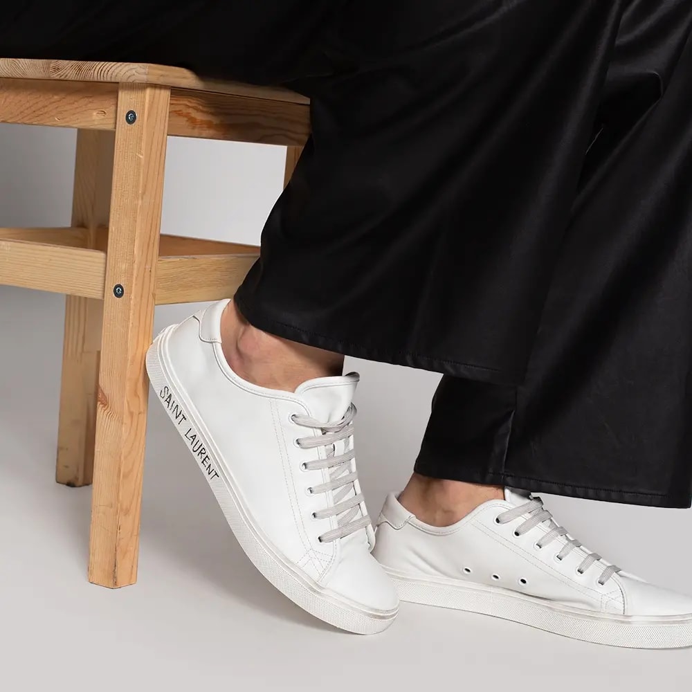 Giày Saint Laurent Malibu Low 'Optic White' 649250-00NG0-9030 — ảnh 2