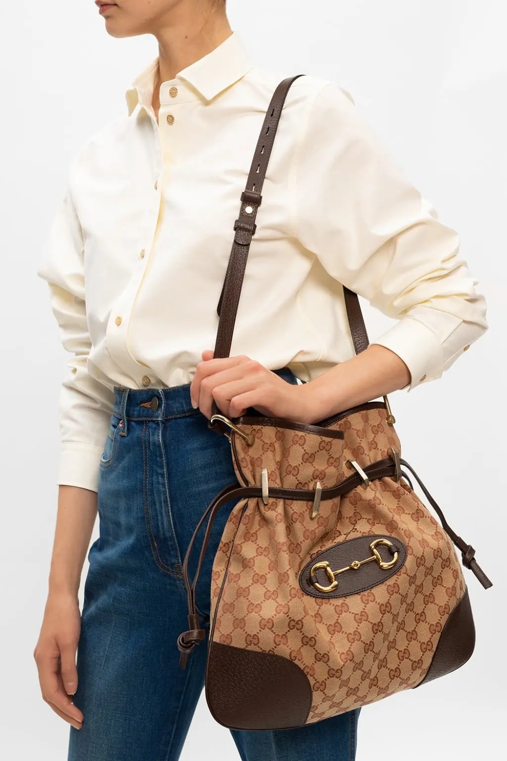 Túi Gucci 1955 Horsebit Messenger Bag 602089 9Y9NG 9888 — ảnh 5