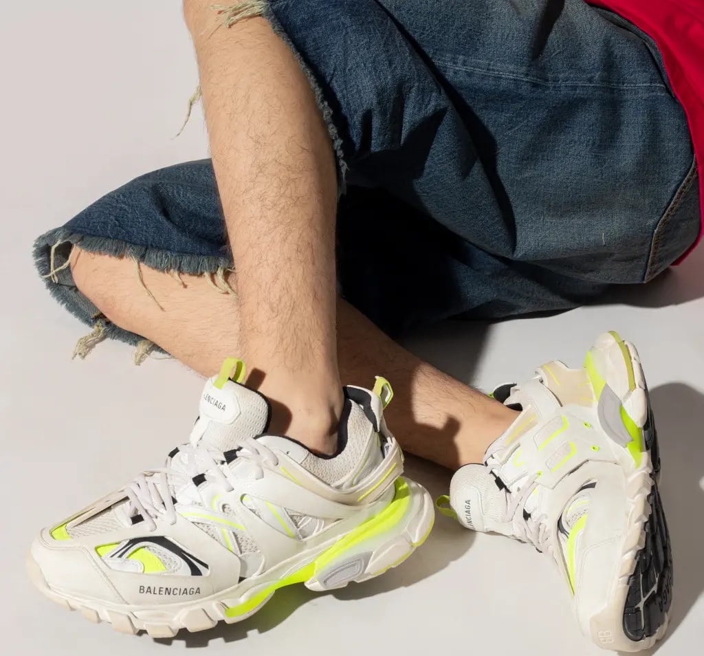 Giày Balenciaga Track Sneaker 'White Fluo Yellow' 542023-W1GC3-9070 — ảnh 4