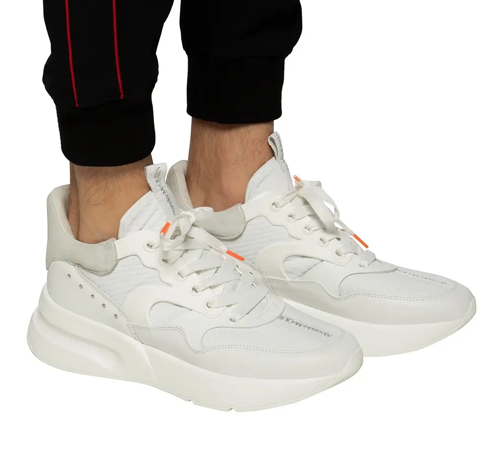 Giày Alexander McQueen Oversized Runner 'White Ivory' 604281-WHXI1-9071 — ảnh 3