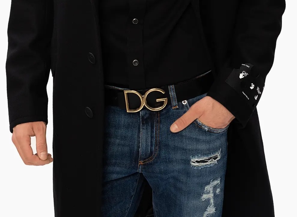Thắt lưng Dolce &amp; Gabbana Men's Belt BC4246-AC493-8G929 — ảnh 4
