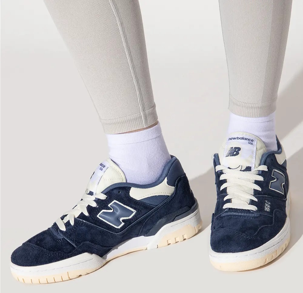 Giày New Balance 550 'Natural Indigo Suede' BB550SLA — ảnh 5