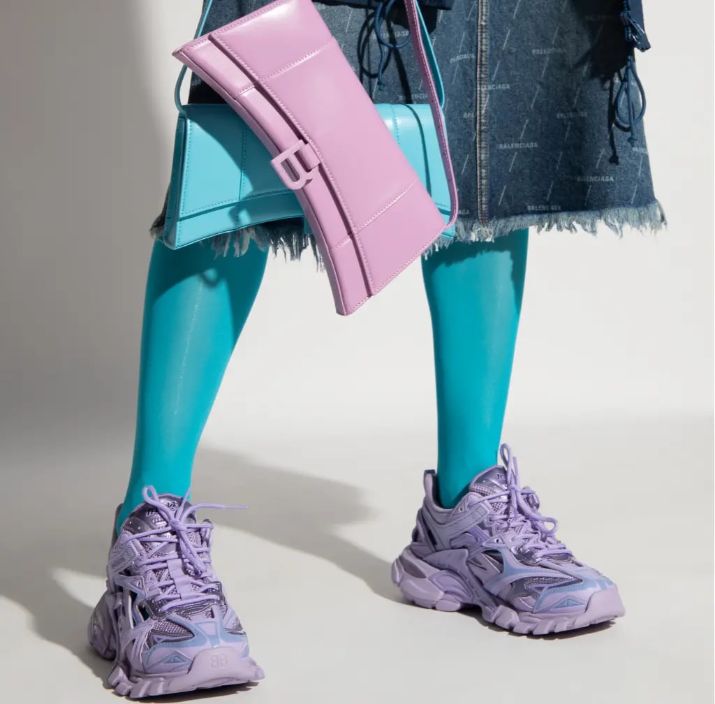 Giày Balenciaga Track 2.0 Sneaker in LILAC 568615-W3AG1-5310 — ảnh 2